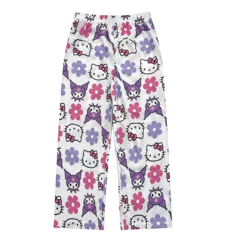 Hello Kitty Girls Pajama Set - 3 Piece Pants, T-Shirt & Shorts - Sleepwear PJ Set for Kids, Toddler Girl Pajamas4