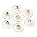 50Pcs Topes Siliconas De Pendientes Con Cojines De Plástico Earrings Back Clutch