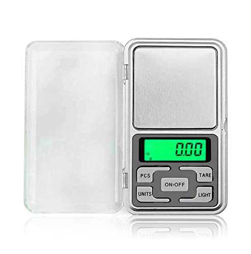 Thermomate Mini Pocket Weight Scale Digital Jewellery/Chem/Kitchen Small Weighing Machine with Auto Calibration, Tare Full Capacity, Operational Temp 10-30 Degree (200/0.01 g) Multicolor