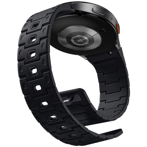 Bandletic Silicone Magnetic Band Compatible with Samsung Galaxy Watch 7 6 5 4 FE 40mm 44mm/Watch...