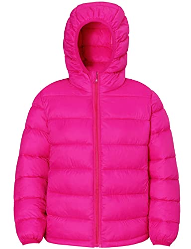 Image of Hooded Puffer Jackets for Boys and Girls - Lightweight and Packable - Autumn and Winter Coat, Warm and Comfy