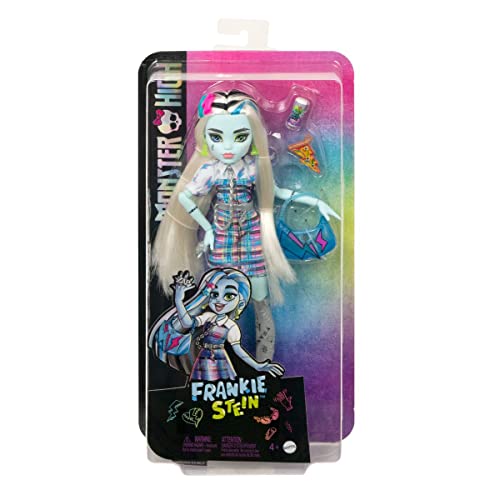 Monster High 2022 Day Out - MTHKY73 - Poupée articulée 25cm - Personnage Frankie Stein