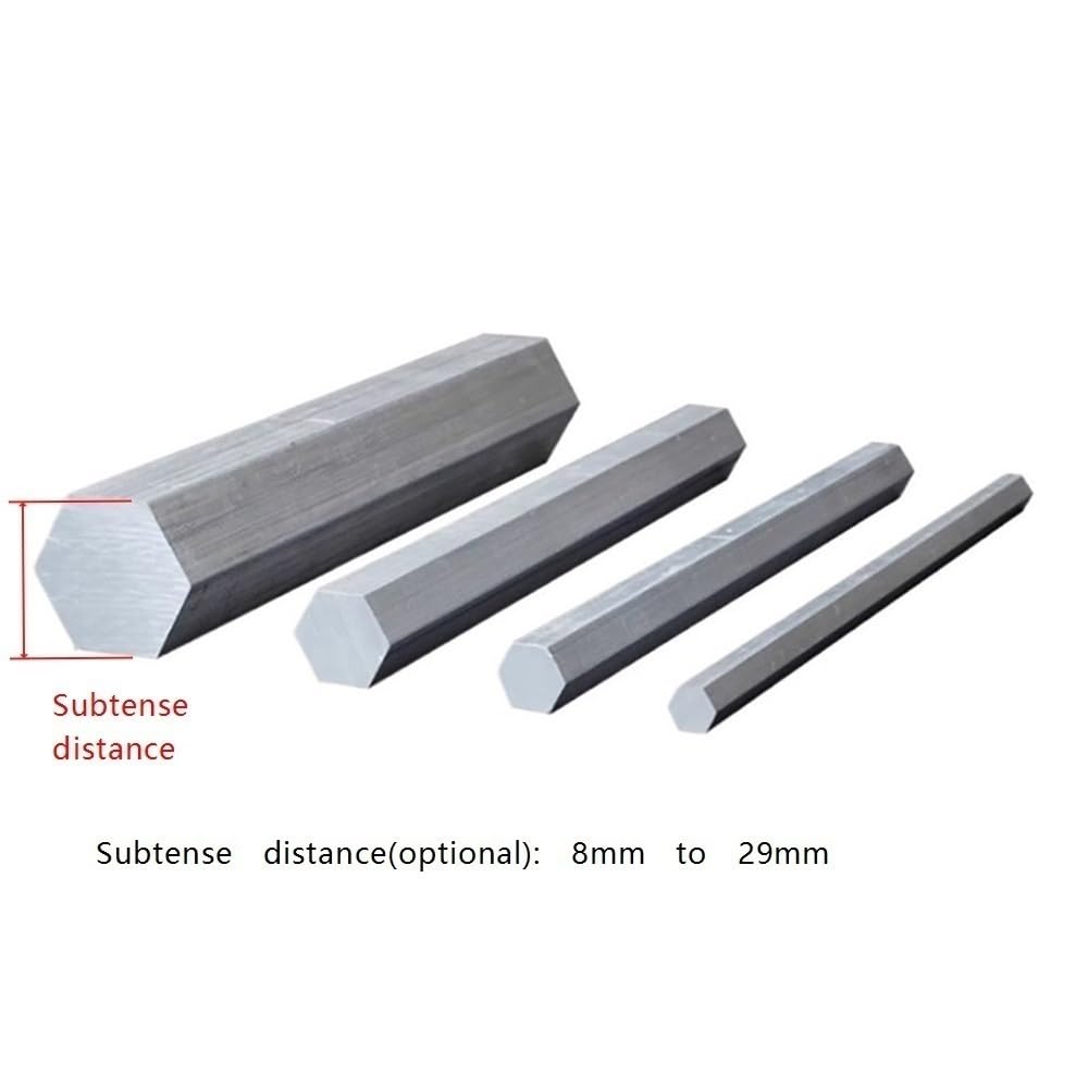 10 szt. Sześciokątnych prętów aluminiowych - pręty metalowe ze stopu 6061(300x24mm)