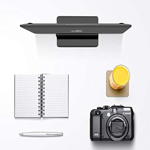 Vertical Laptop Stand For Desk [Adjustable] Sturdy Aluminum Dock Fits All Laptops (Up To 20.3 Inches) Space Saving, Modern Compact Holder, Compatible With Macbook Pro/Air, Surface, Hp, Dell (Black) #TOP5