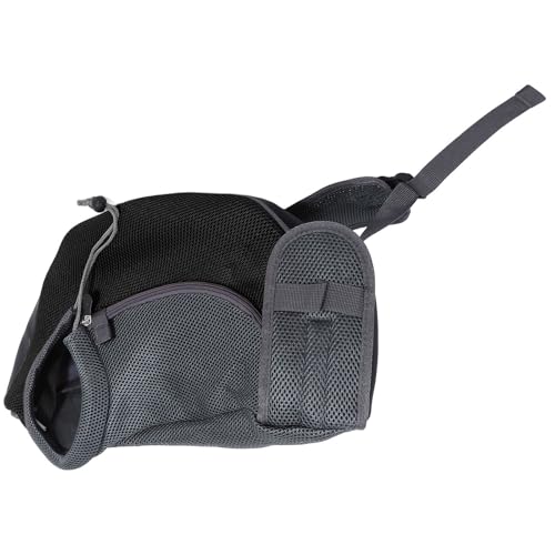 Bolso bandolera transpirable para perros MAGICLULU con arnés protector integrado 2