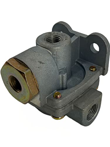 Image of TORQUE 2 Pack QR-1C Quick Release Valve for Heavy Duty Air Brake Systems, Replaces Bendix 289714 289714N, Haldex 289714X KN32041, Velvac 034012 34012, Mack 25175160