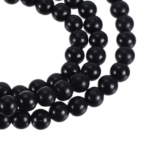 image for uxcell 28 inch Wood Bead Garland Home Decor with Tassels, Farmhouse Wo