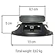 1 subwoofer MASTER AUDIO MA13W/4+4 13 cm 130 mm 5 80 watt rms 160 watt max doppelspule 4+4 ohm doppelschwingspule gummiaufhängung, 1 stück