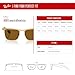 Ray-Ban RB3875 Wayfarer Deluxe 927631 56MM Sandblasted Legend Gold/Crystal Lens Brown Square Sunglasses for Men for Women +Bundle with Accessory Eyewear Kit
