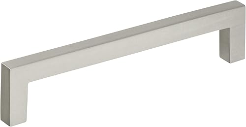 Miniatura 97 de Amerock | Mango de gabinete | Bronce champán | 3 pulgadas (2.992 in) de centro a centro | Monumento | Paquete de 2 | Jaladera de cajón | Asa de