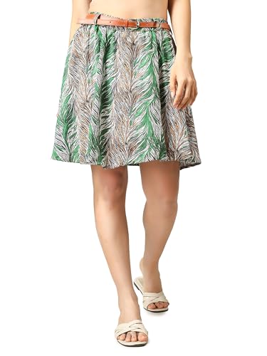 Image of Straight Stylish Comfortable Long Two Button Up Slit Dobby Denim Skirt for Women & Girls