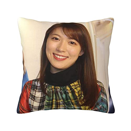阿部華也子 枕カバー まくらカバー 柔らかい 正方形のクッションカバー おしゃれな ソフ装飾枕カバー 吸湿速乾 抗菌防臭 ソファ 車に適していま 45x45cm