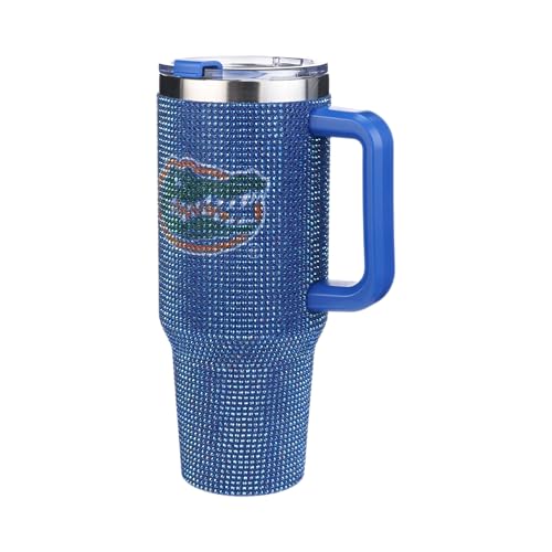 Image of The Memory Company Officially Licensed 40oz TC Bling Game Day Tumbler with Vintage Logo, University of Florida