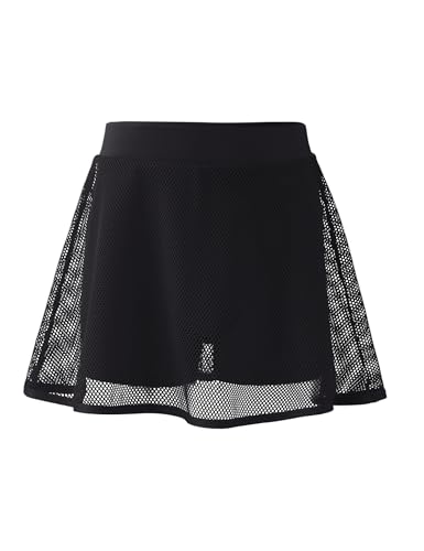 Girls Cute Mesh Skirt with Shorts Underneath Fun and Functional Athletic Shorts for Kids 4-13Y