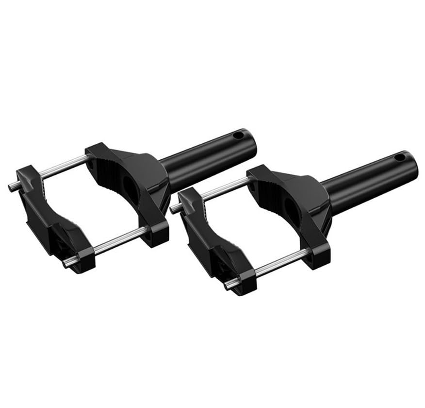 Soporte montaje barra luz con extensión antivibración para moto