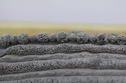 Palettenkissen Palettensofa Cord Set Outdoor Sitzkissen Palettenauflage (Grau, Set 1+1) – Bild 3