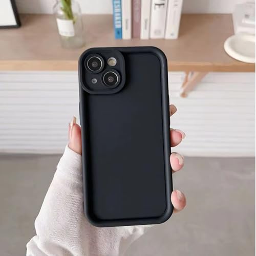 Image of KC Back Cover for Samsung Galaxy M34 5G / F34 5G - Shockproof Soft Bumper Silicone Case with New Camera Protection (Black)