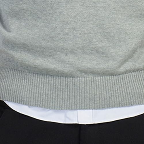 Men's V-Neck Warm Vest Regular Fit Knit Sleeveless Pullover Sweater Solid Plain Slim Fit Vests Outerwear4