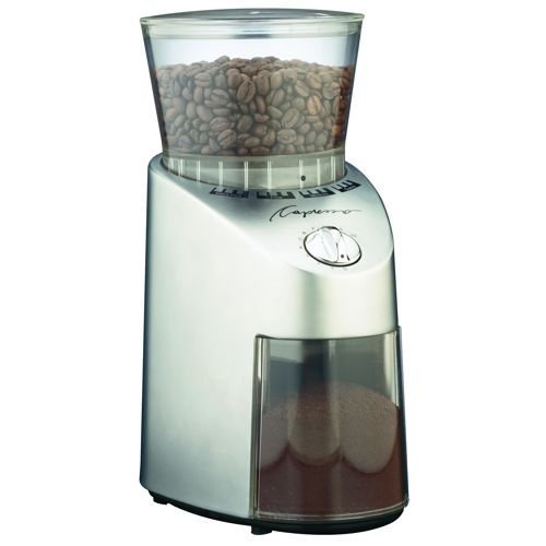 Capresso Metal Die-Cast Housing Conical Burr Grinder by Capresso