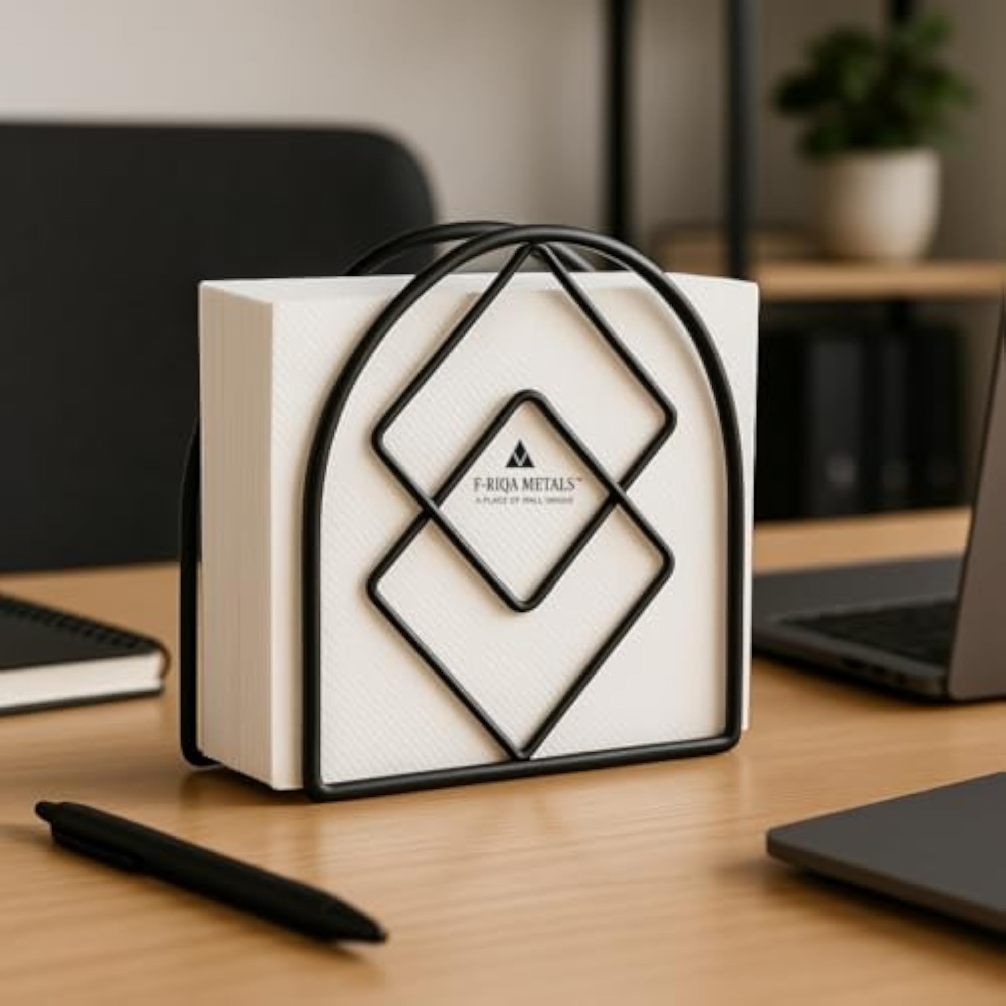 Modern Iron Napkin Holder, Elegant Table Accessory