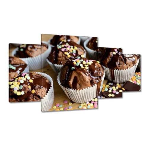 Toile muffins au chocolat pour sublimer l'ambiance de votre cuisine moderne