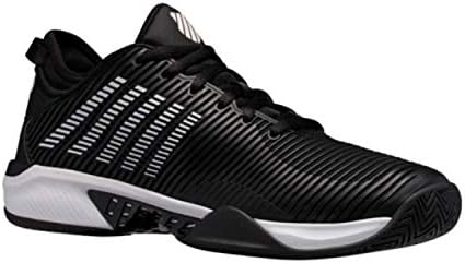 K-Swiss Men's Hypercourt Supreme Tennis Shoe, Black/White, 8.5 M | Image 1