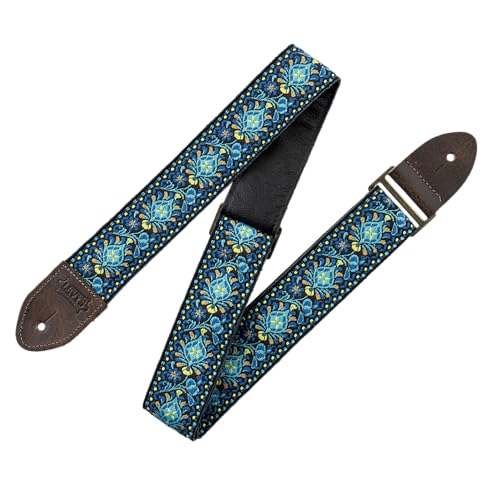 Sangle de guitare jacquard Levy's M8htv-04 pour briller sur scène et en session acoustique