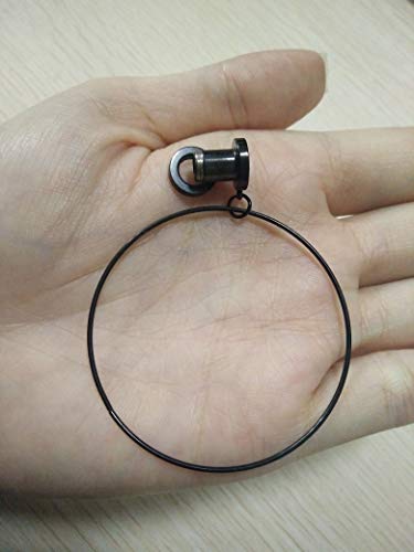 PEAKLINK Ear Tunnels Surgical Steel Large Hoop Ear Plugs Expander Dangle Gauges Ear Gauges Stretcher Piercing 6mm-25mm2