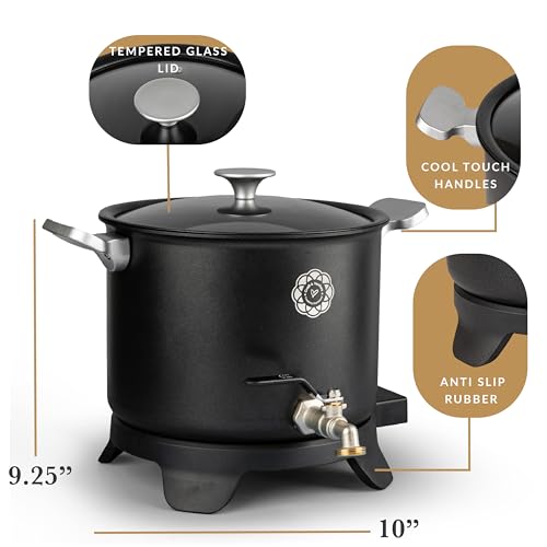 Craft & Venture Derretimento de cera para fabricação de velas – pote de derretimento de cera de vela