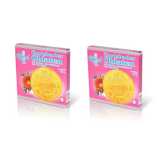 Wetzel | Karlsbader Oblaten | mit Butter Haselnüssen und Mandeln | 2 x 125g (250g)