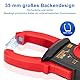 Digitales Stromzange AC DC Multimeter: True-RMS 4000 Counts Strommesszange Amperemeter mit Automatischer Bereichswahl zum Messen von AC/DC-Spannung Strom Widerstand Kapazität Durchgang NCV-Erkennung