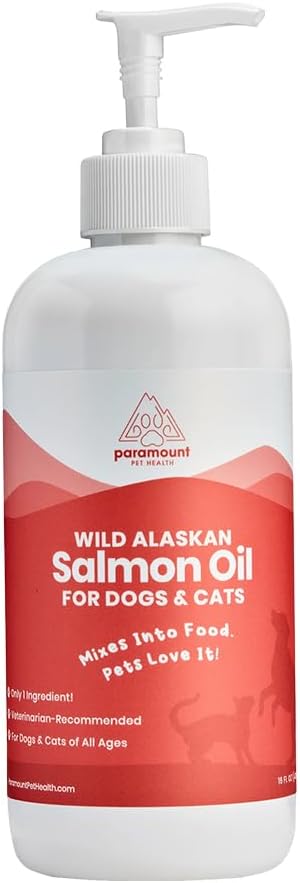 Wild Alaskan Salmon Oil for Cats & Small Dogs, Supports Skin, Coat, Joint & Overall Well-Being, Pure & Premium Alaskan Salmon Oil for Dogs & Cats with No Fillers, 16 oz Wild Alaskan Salmon Oil for Cats & Small Dogs, Supports Skin, Coat, Joint & Overall Well-Being, Pure & Premium Alaskan Salmon Oil for Dogs & Cats with No Fillers, 16 oz