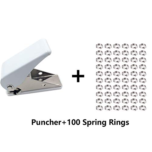 CyeeLife Dart locher+100stück Ring aus Metall,Dart Flights zubehör