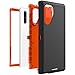 Case for Galaxy Note 10 Plus, Heavy-Duty Tough Rugged Shockproof Drop Protective Cover Cases for Samsung Galaxy Note 10 Plus, Black+Orange