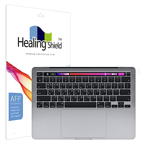 Healingshield �X�L���V�[���t���ی�t�B���� Screen Protector Oleophobic AFP Clear Film Compatible with Apple Pro 13 2022 M2 [TouchBar 3pcs]