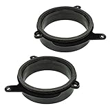 Material : Kunststoff tomzz Audio 2834-005 Lautsprecherringe Adapter Halterungen passend für Mercedes E-Klasse W210 Fronttür für 165mm DIN Lautsprecher