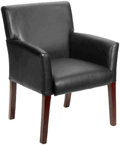 35.5" H Box Arm Reception Room Chair