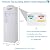 Timoau 5 Gallon Water Cooler Dispenser, Top Loading Hot and Cold Water Dispenser with Storage Cabinet, Removable Drip Tray & Child Safety Lock, Water Machine for Home Office Use (White)