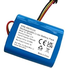 AOLIKES 3.7v 7800mAh Rechargeable Li-ion Battery for Simplehuman Sensor Makeup Mirror ST3007, ST3011, Sh02 Battery Replacement DIY 1s3p 3-Wire Batteries Pack