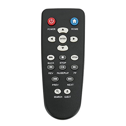 Télécommande de rechange universelle Vircia, pour lecteur multimédia WD Western Digital WDTV HD WDTV Media Player Plus Hub Steaming 1ère 2e 3e 4e...