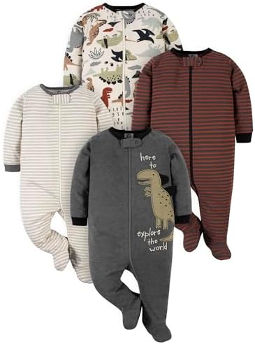Gerber Baby Boys 4 Pack Sleep 'N Play Footie