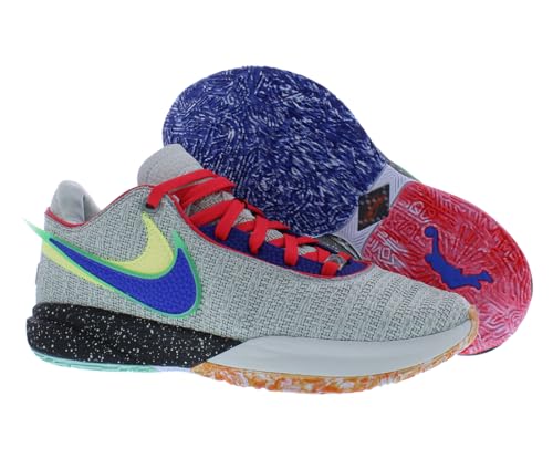 Nike Nike Boys 814443-403 Fitness Shoes, Light Silver Hyper Royal, 7.5 UK