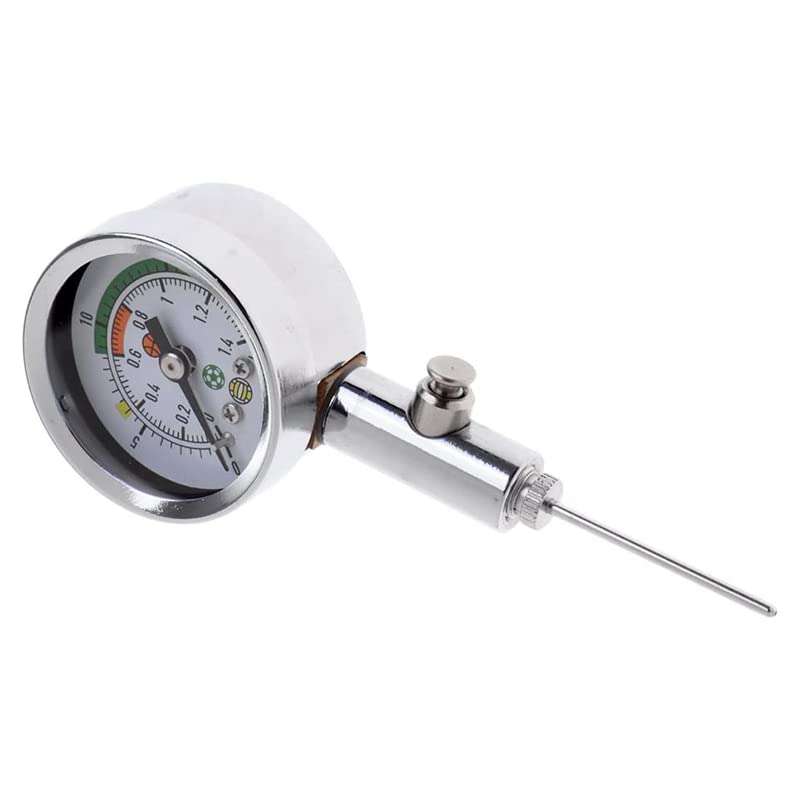 Amazon | ボール専用 空気圧計 ボール 圧力ゲージ 0-1.4 bar / 0-20