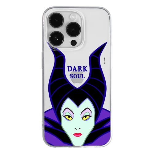 ERT GROUP Mobile Phone Case for Apple iPhone 14 PRO MAX Original and Officially Licensed Disney Pattern Maleficent 001 Optimally Fitted to The Shape of The Mobile Phone, Partially Transparent