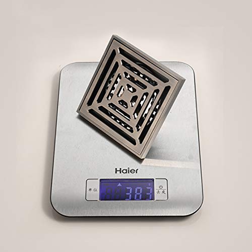 Crépine de douche haut de gamme et drain de sol carré design