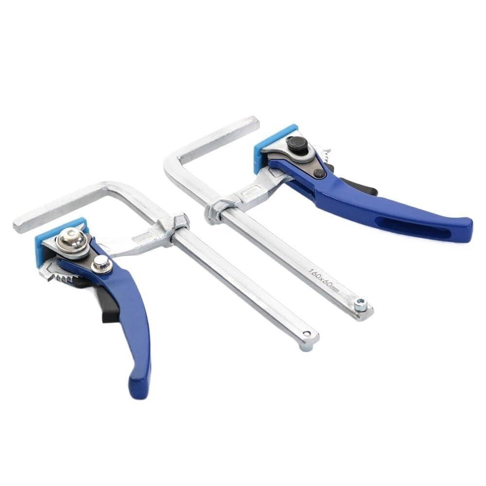 VIDOO Szybki Ścisk Grzechotkowy Jaskółczy Ogon 160x60mm F-Clamp do Szyn 14 Stopni Narzędzie Połączeniowe-2 Sztuk