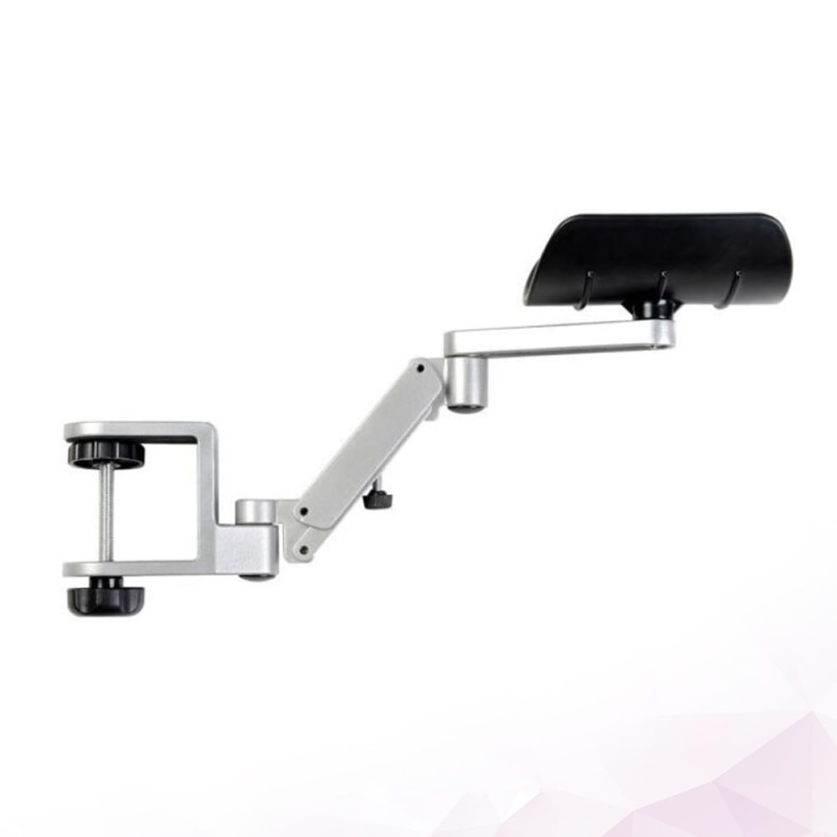 DOITOOL Soporte Ergonómico de Aluminio para Brazo y Muñeca Ajustable Reposabrazos para Ordenador Portátil Consola de Ratón Alivio de Dolor de Hombro Diseño Flexible y Fácil Instalación