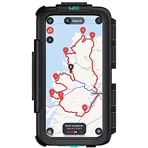 Ultimateaddons Funda Resistente al Agua IPX5 Compatible con el iPhone 12/12 Pro - Cubierta Antipolvo y Antichoque