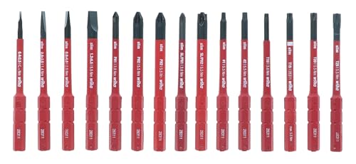 Image of Wiha 28781 20 Piece Insulated TorqueVario-S (10-50 in /lbs) and Slimline Blade Set | 10-50 in /lbs