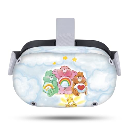 Autocollant Meta Quest 2 Care Bears en vinyle skin protection pour casque VR